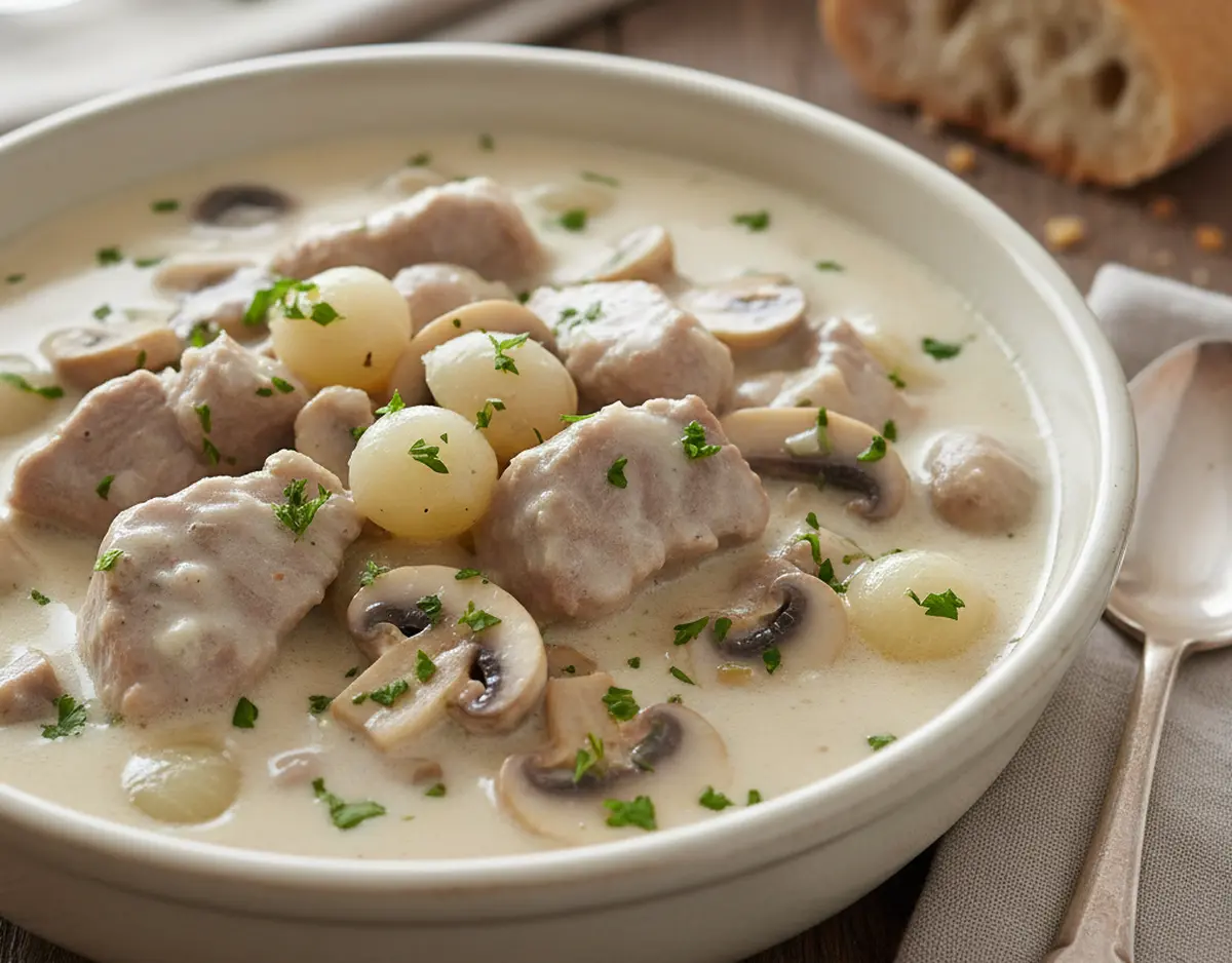 Blanquette de veau à l'ancienne de ma grand-mère
