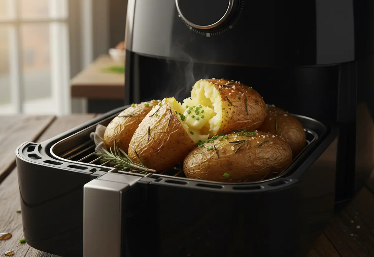 Pommes de terre air fryer recettes croustillantes et savoureuses en un clin d’œil